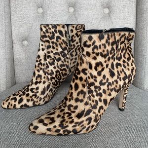 Cheetah heeled bootie